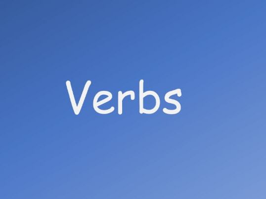Verbs