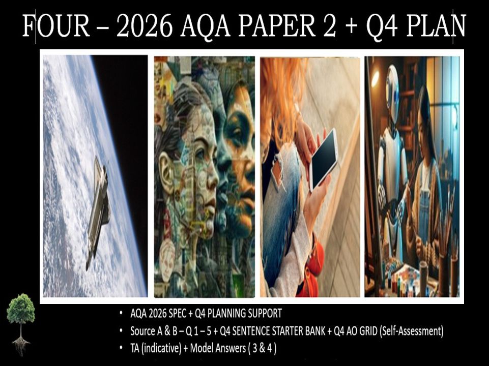 FOUR - AQA PAPER 2 | 2026 FULL MOCKS | Q4 PLAN