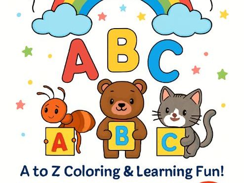 Alphabet Adventure Workbook: A–Z Tracing & Coloring Pack for Early Learners”