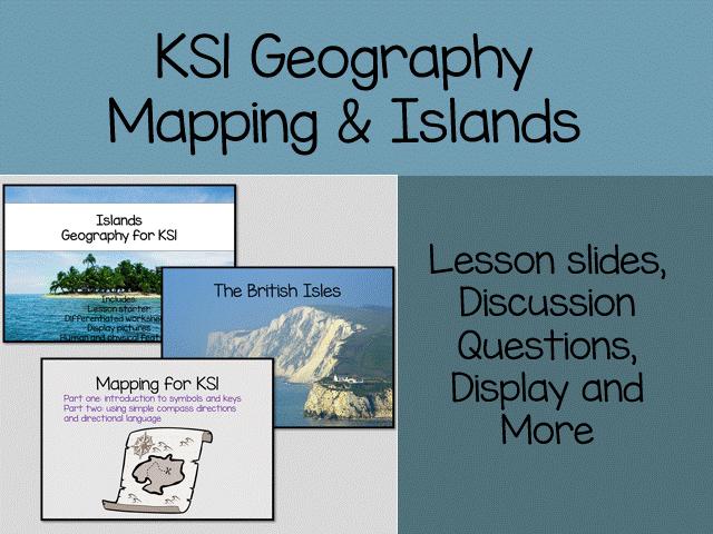 Geography for KS1 mapping and islands