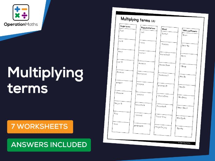 Multiplying terms