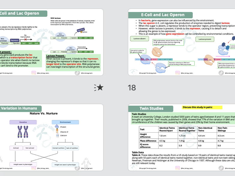 3C.2 Interactions between genes and the environment