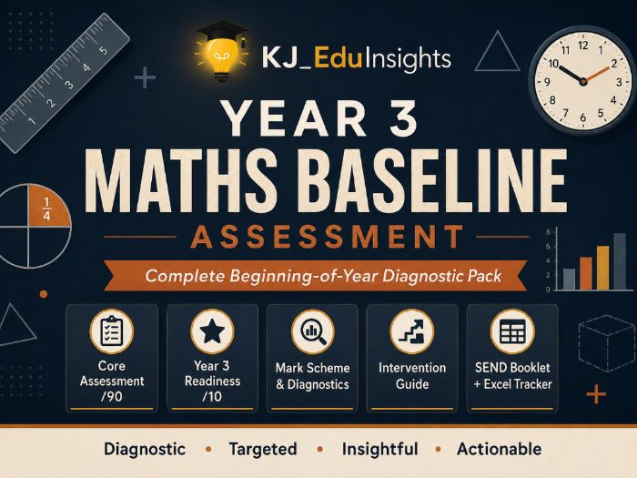 Year 3 Maths Baseline Assessment | Complete Beginning-of-Year Diagnostic Pack