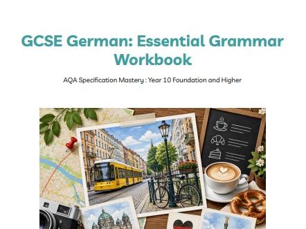GCSE German Essential Grammar Workbook & Answer Key | AQA Specification Mastery (KS4)