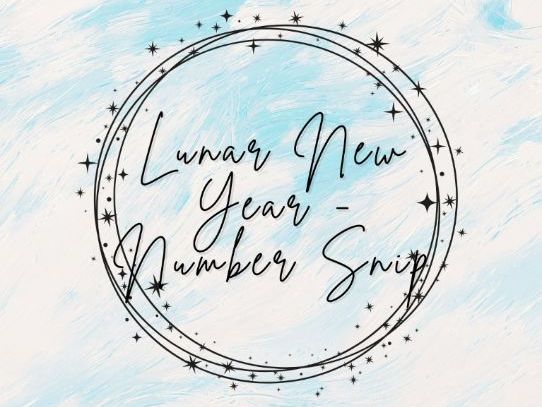 Lunar New Year - Number Snip