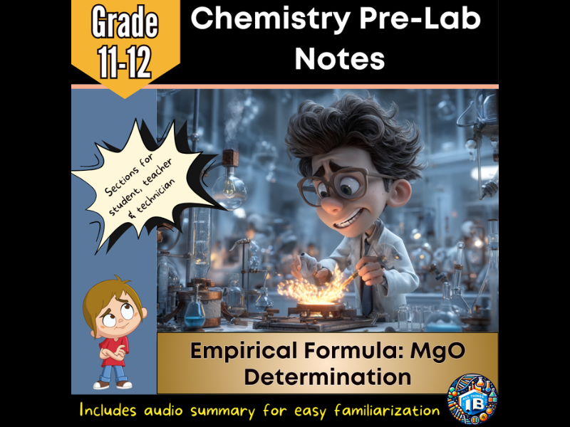 IB DP Chemistry Empirical Formula (MgO) Determination Lab Notes 2026