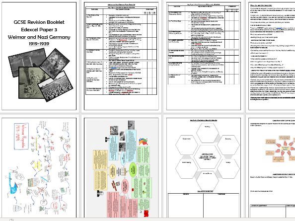 Weimar and Nazi Germany Revision Booklet