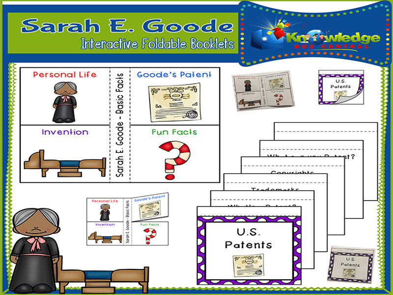 Sarah E. Goode Interactive Foldable Booklets | Teaching Resources