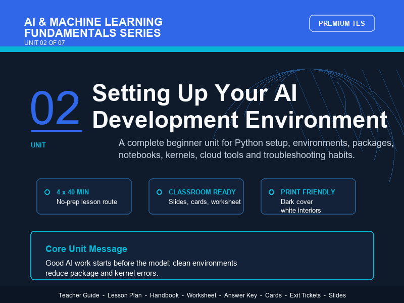 AI Development Environment Setup – Complete Teacher Resource Pack - Unit 02