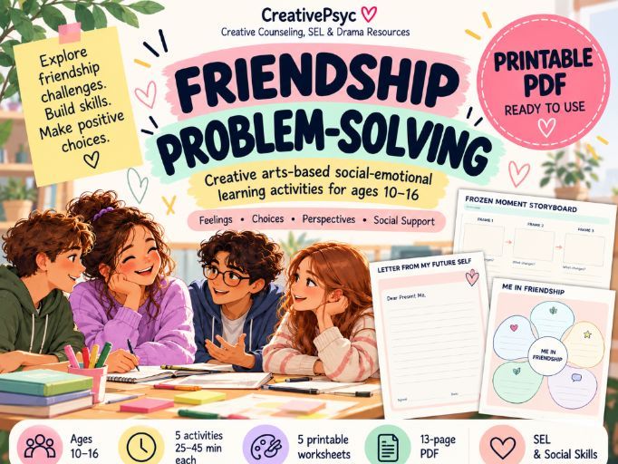 Friendship Problem Solving | 5 Creative Art & SEL Activities for Teens