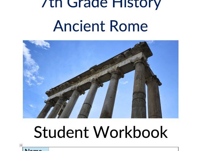 Ancient Rome Printable Student Activity Workbook