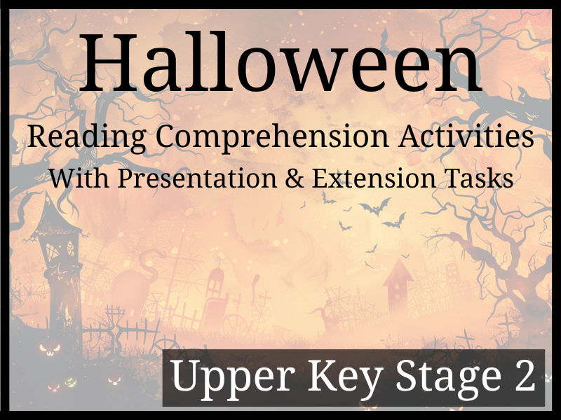 Halloween Reading Comprehension Activities | Year 5 & Year 6 | UKS2