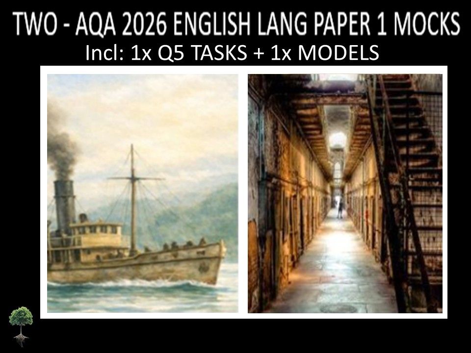 TWO - AQA PAPER 1 | 2026 FULL MOCKS | Q5 TASKS | MODELS