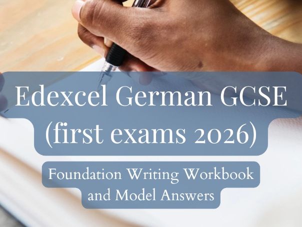 Edexcel German GCSE Foundation Writing Workbook (2026)