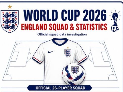 Confirmed England Squad - Worksheets