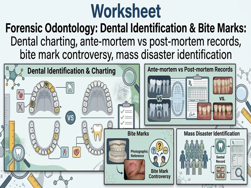Forensic Odontology: Dental Identification & Bite Marks