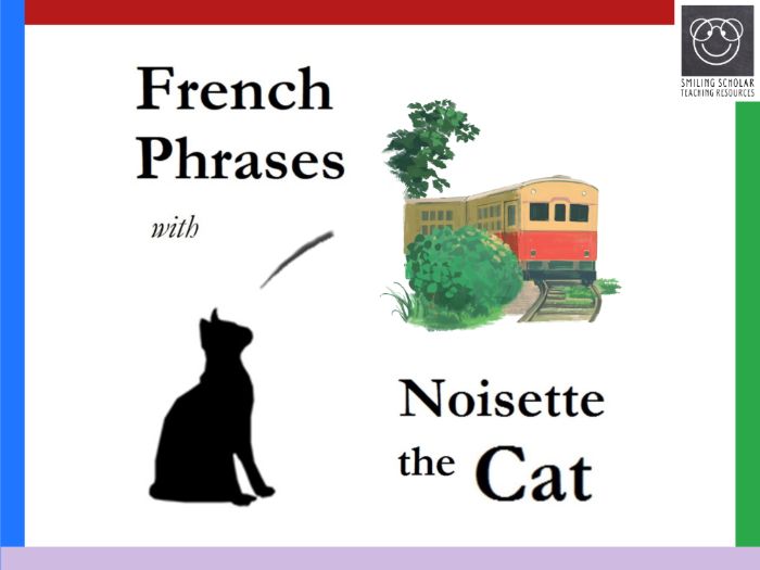 French Phrases with Noisette the Cat