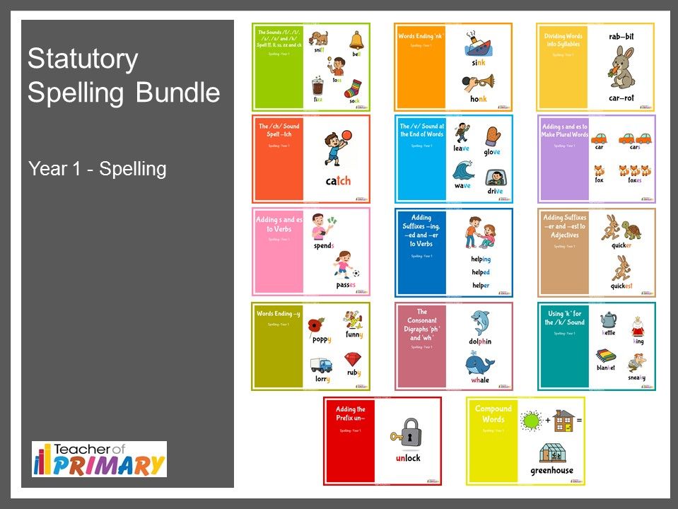 Year 1 Statutory Spelling Bundle