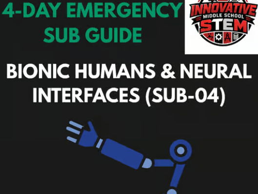 Bionic Humans 4-Day Emergency Sub Plan