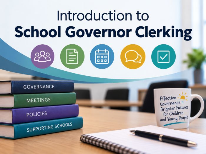 Introduction to School Governor Clerking - 8 Module Course, Workbook and Templates