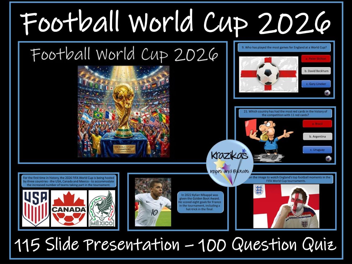 Football World Cup 2026 Presentation and Quiz
