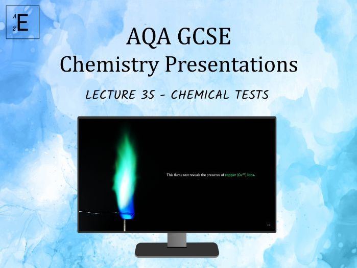 AQA GCSE Chemistry Lecture 35 - Chemical Tests