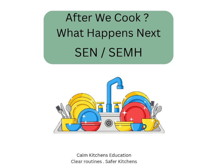After We Cook SEN Kitchen Safety Visual Checklist