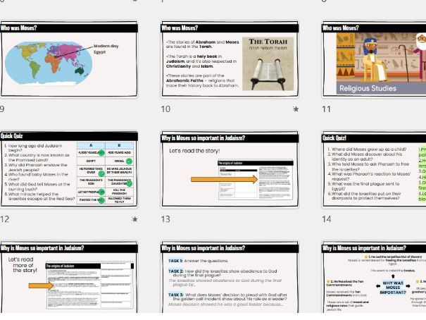 The Emergence of Judaism – The Exodus: KS3 Ethics / Religious Education (RE) / Religious Studies (RS