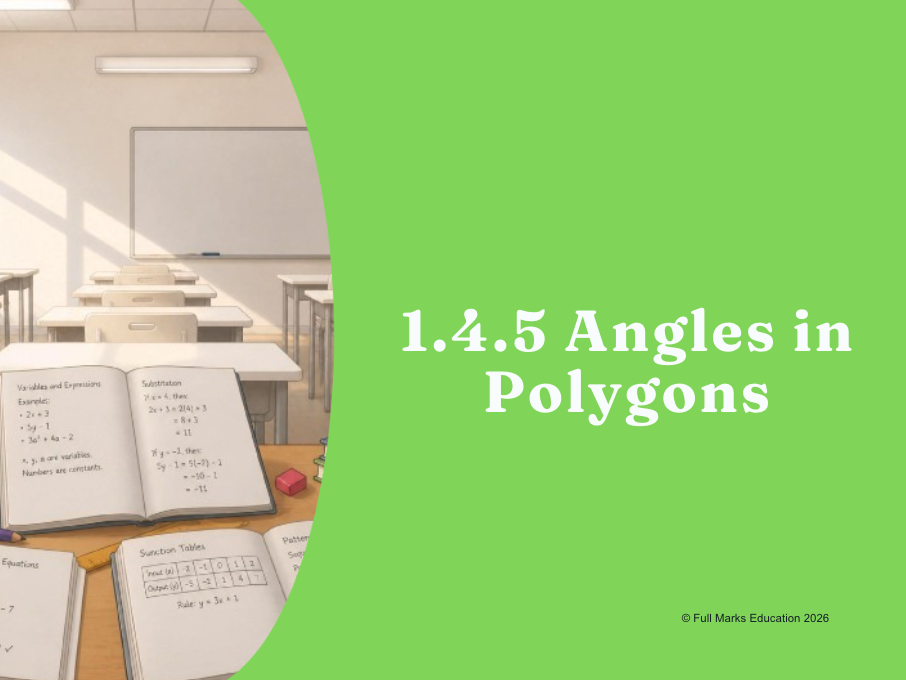 IB Maths MYP Year 1, Unit 4 - 1.4.5 Angles in Polygons
