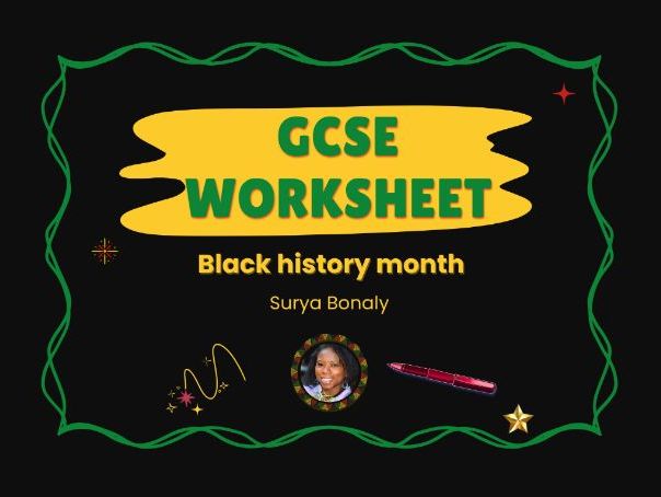 Black History Month – Surya Bonaly – French GCSE worksheet