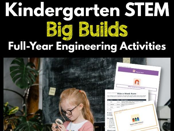 Kindergarten STEM Projects | Full-Year Engineering Activities