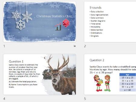 GCSE Statistics Christmas Quiz [short version]
