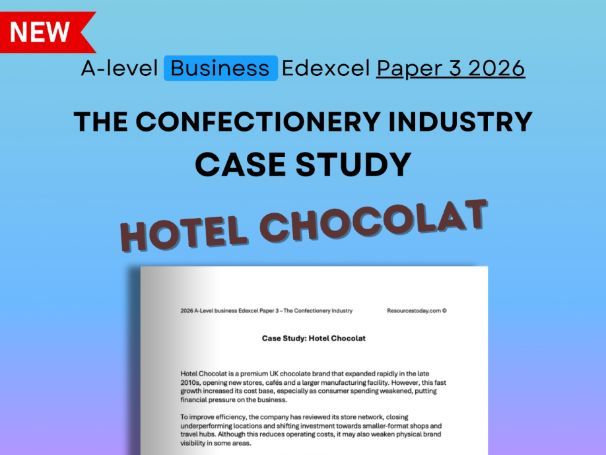Edexcel Business Paper 3 2026: Hotel Chocolat Confectionery Industry Case Study
