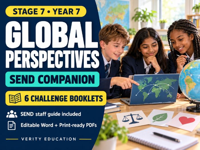Global Perspectives Stage 7 — SEND Companion (All 6 Challenges)