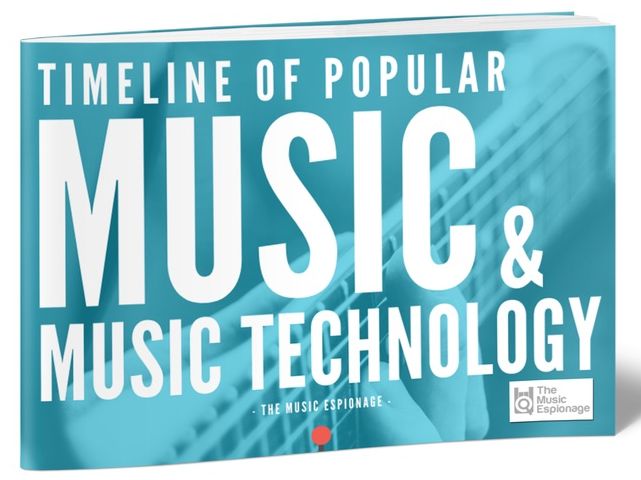 Timeline of Popular Music and Music Technology-POSTER + eBOOK