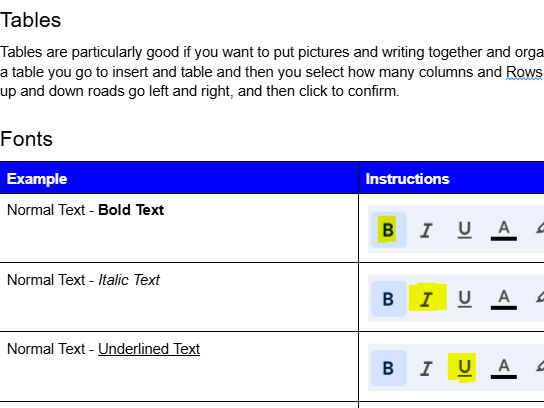 Year 7 - Using Google Docs
