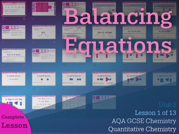 Balancing Equations || Quantitative Chemistry | AQA Chemistry