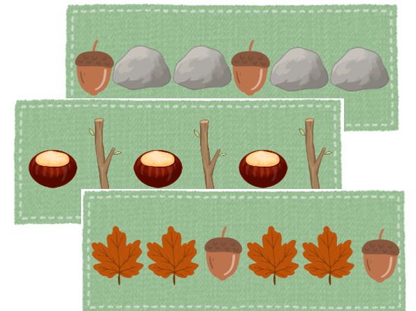 Natural Object Pattern Cards
