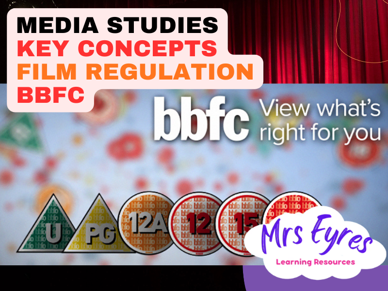 BBFC Film Regulation Lesson for GCSE & A-Level Media Studies