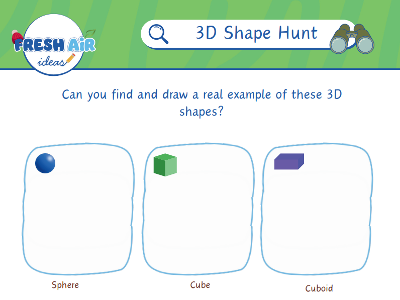 Outdoor 3D Shape Hunt