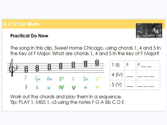 Year 8 The Blues | KS3 Music Lesson 1