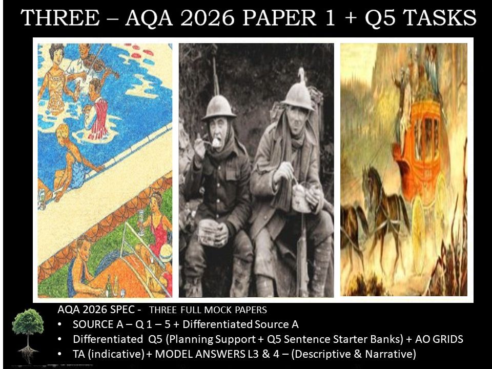 THREE - PAPER 1 | 2026 FULL MOCKS | Q5 TASKS