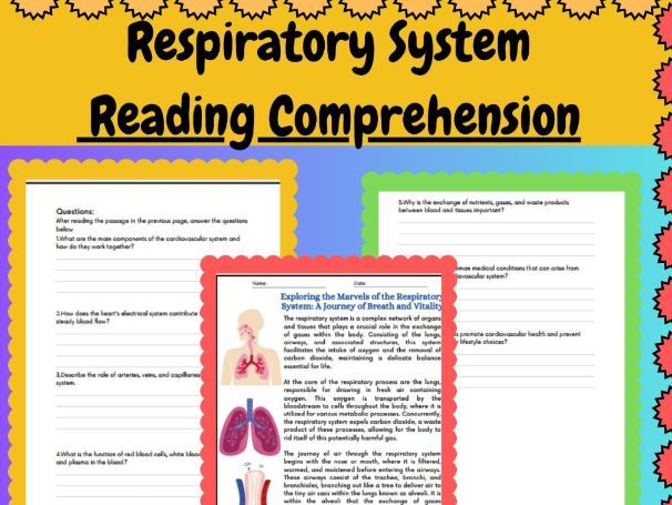 Human Body Systems | Respiratory System | Reading Comprehension