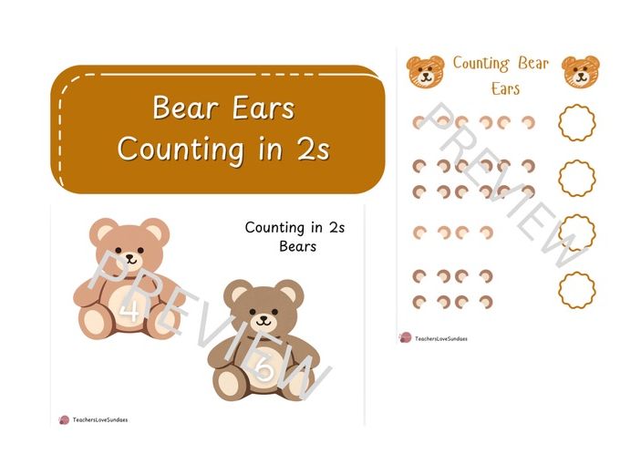 Bear Ears Counting in 2s