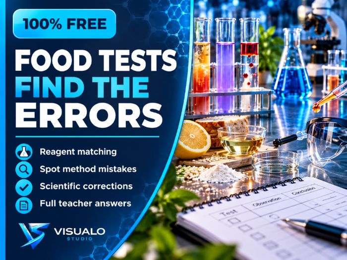 GCSE Food Tests: Find the Errors | AQA Biology