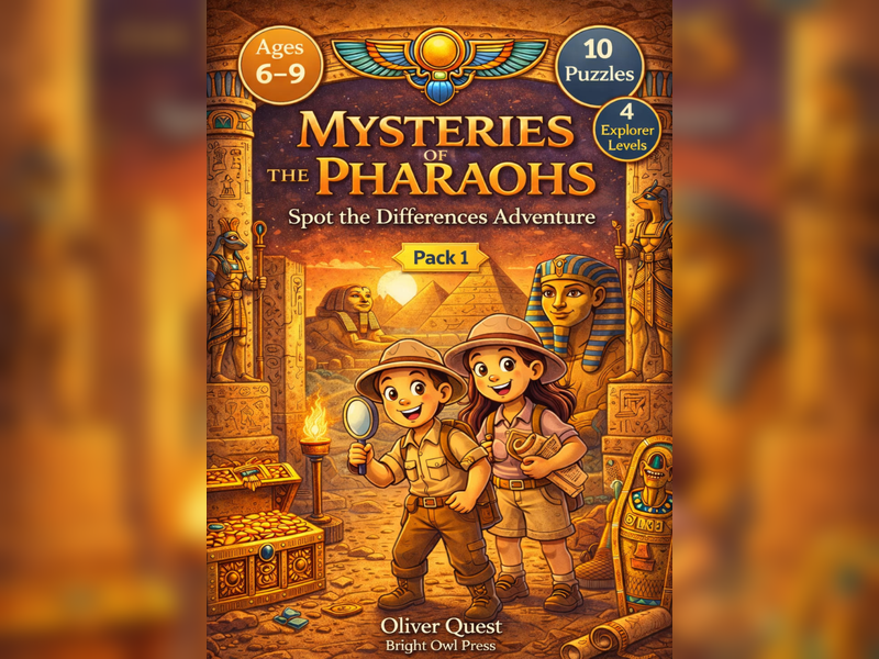 Ancient Egypt Spot the Difference Pack 1