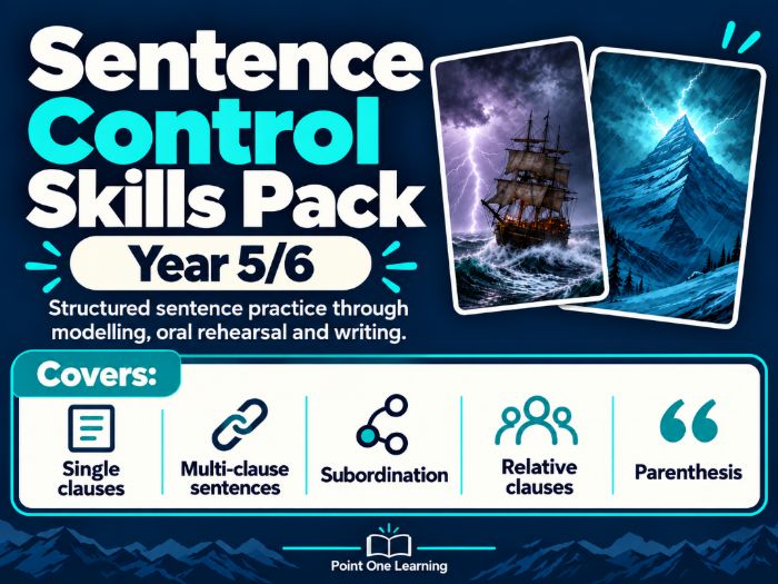 Sentence Control Skills Year 5/6
