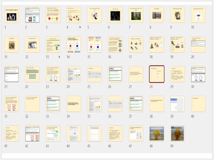 WJEC Entry Level - Controlling Chemical Reactions