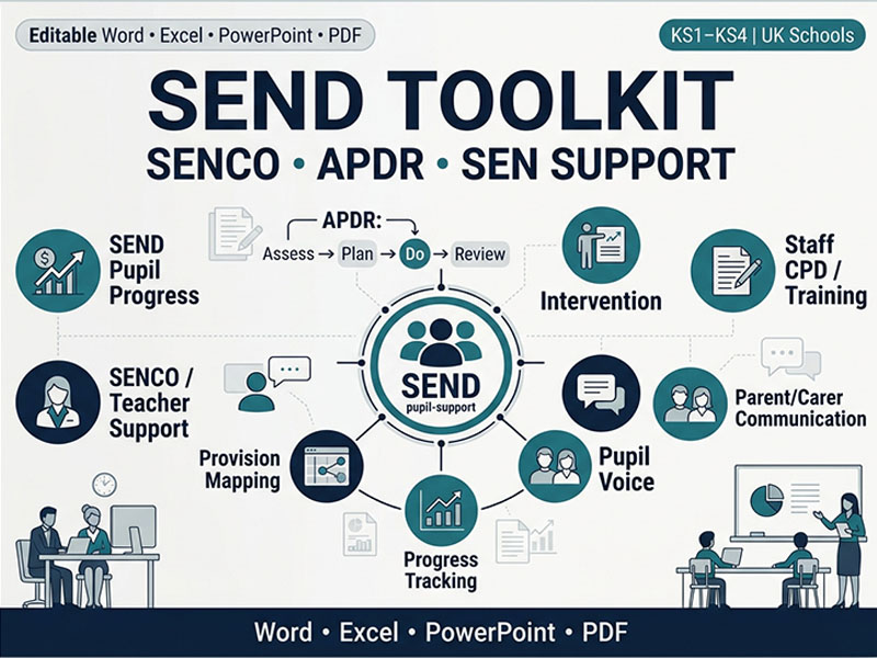 SEN Classroom Toolkit | Editable SEND Templates & Tracker