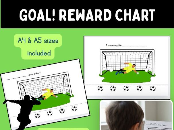 Football Reward Chart - Positive Behaviour - Incentive Board